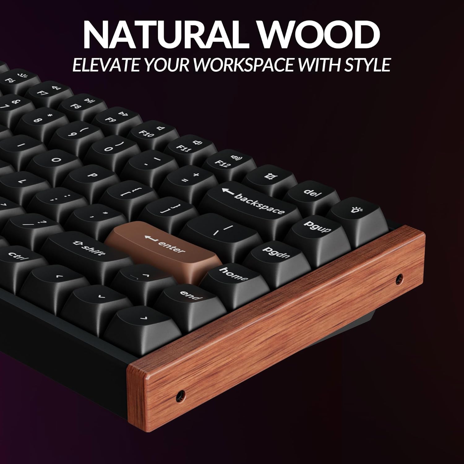 Premium construction with rosewood accents